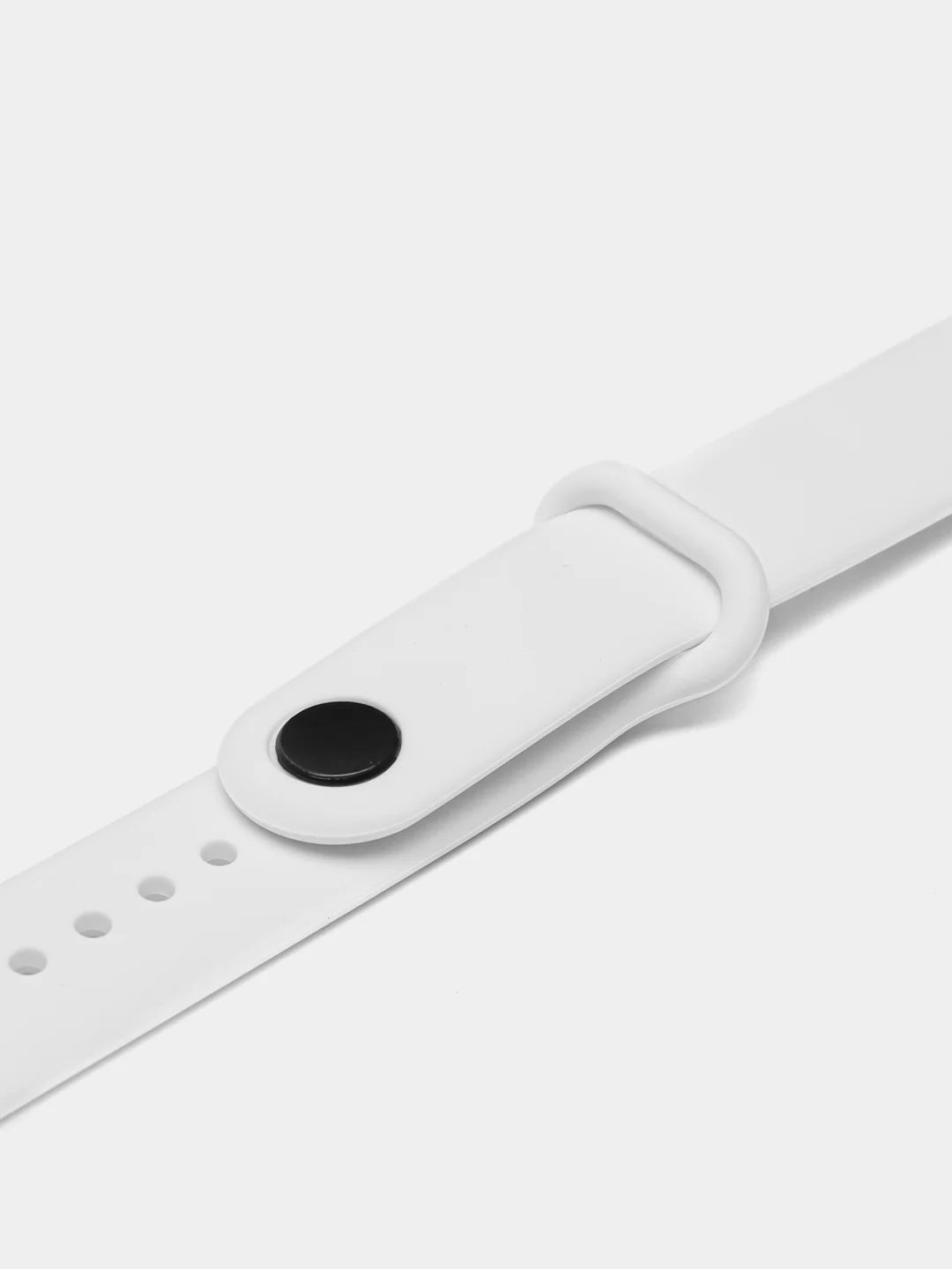 Белый силиконовый ремешок для фитнес-браслета Xiaomi Mi Band 8