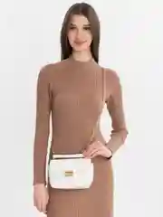 Белый сумка женская через плечо классическая повседневная