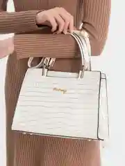 Белый женская сумка
