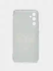 Приглушённый хаки чехол на Samsung Galaxy A34 5G (Самсунг A34), прозрачный, с рисунком, защита камеры