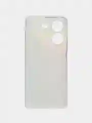 Пурпурный силиконовый чехол на Tecno Pova 5 (Текно Пова 5), прозрачный, с рисунком, защита камеры