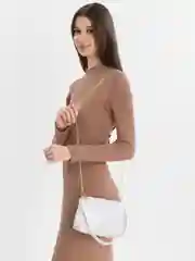 Белый женская сумка на плечо