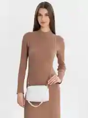 Белый женская сумка на плечо
