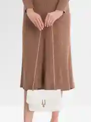 Белый женская сумка на плечо