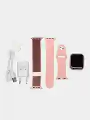 Розовый смарт-часы SmartX 9 Max, с фитнес браслетом, 45 мм