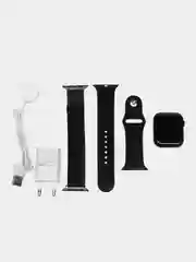 Черный смарт-часы SmartX 9 Max, с фитнес браслетом, 45 мм