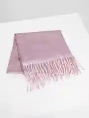 Розовый платок мусульманский, кашемировый