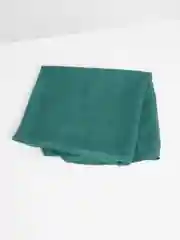 Зеленый платок мусульманский женский, однотонный, хлопковый