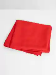 Красный платок мусульманский женский, однотонный, хлопковый