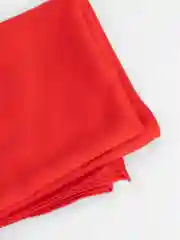 Красный платок мусульманский женский, однотонный, хлопковый