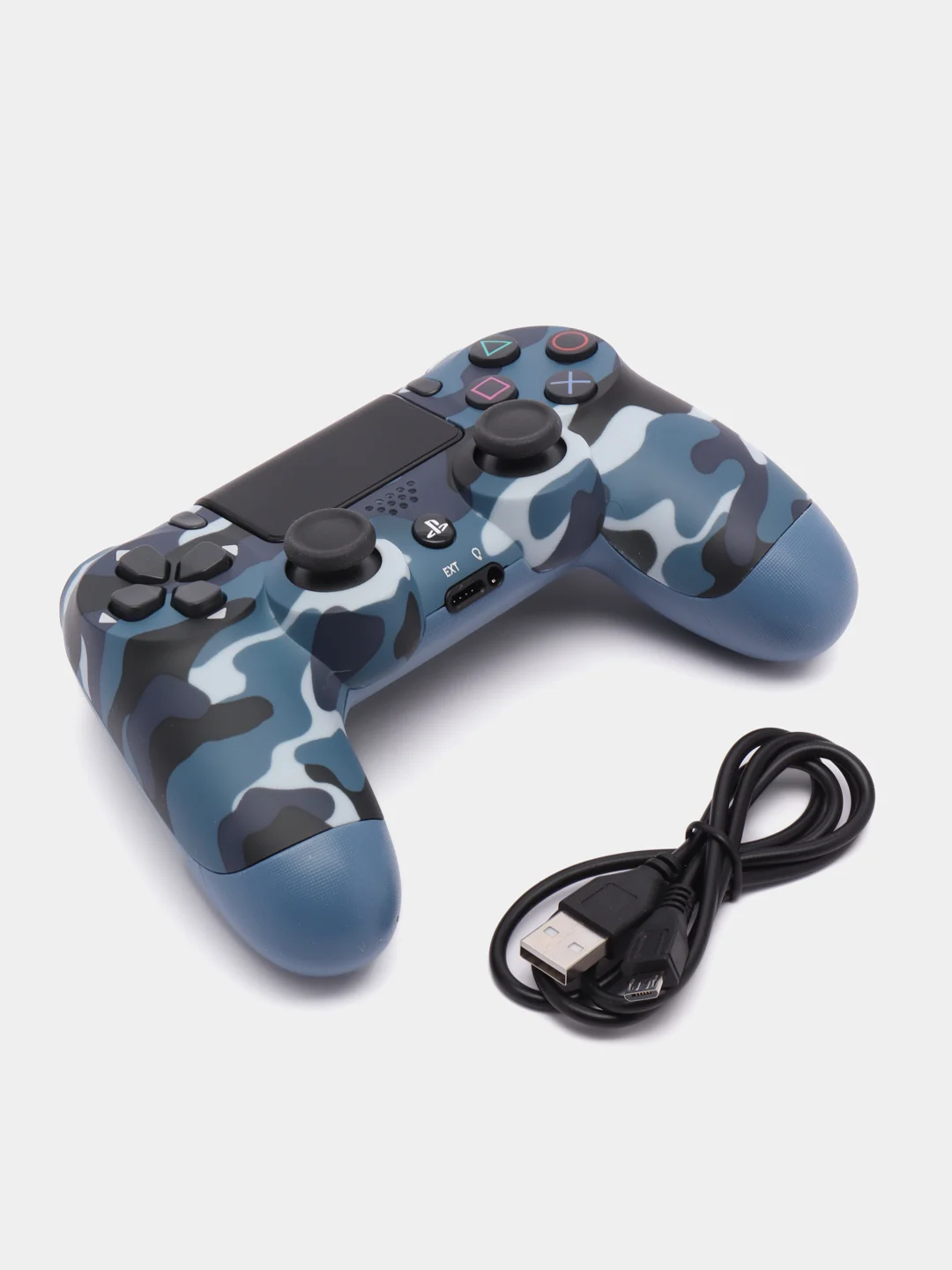 Голубой джойстик PS4 DualShock, геймпад беспроводной, Bluetooth, проводной