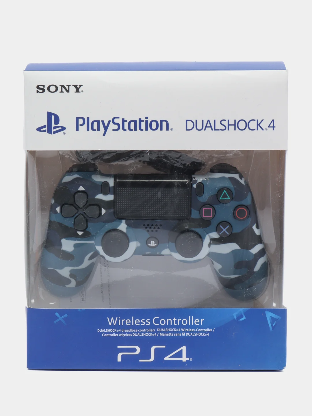 Голубой джойстик PS4 DualShock, геймпад беспроводной, Bluetooth, проводной