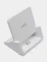 Белый беспроводная зарядка Borofone BQ20, Type-C, 15 Вт