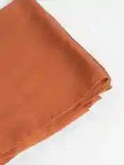 Коричневый платок мусульманский женский, однотонный, хлопковый