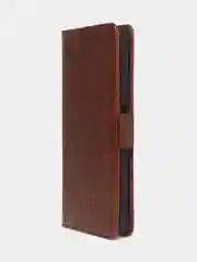 Коричневый чехол-книжка GQ Lite для Samsung A05s из высококачественной кожи