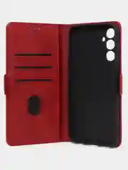 Красный чехол-книжка GQ Lite для Samsung A05s из высококачественной кожи