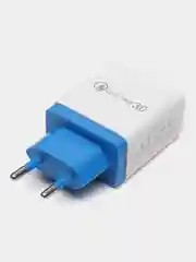 Зарядное устройство для телефона 4 USB, блок питания сетевой, 5V/3.1А
