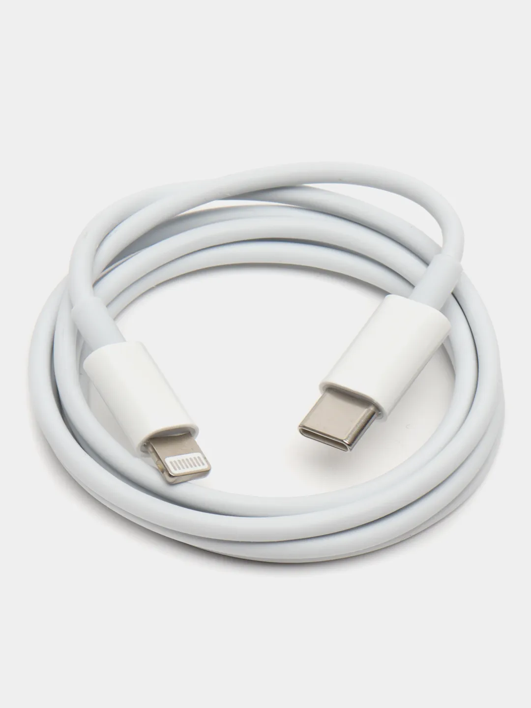 Кабель зарядный USB-C - Lightning для iPhone, 1 м 2 м купить по цене 249 ₽  в интернет-магазине Магнит Маркет