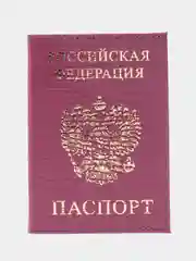 Пурпурный обложка на паспорт