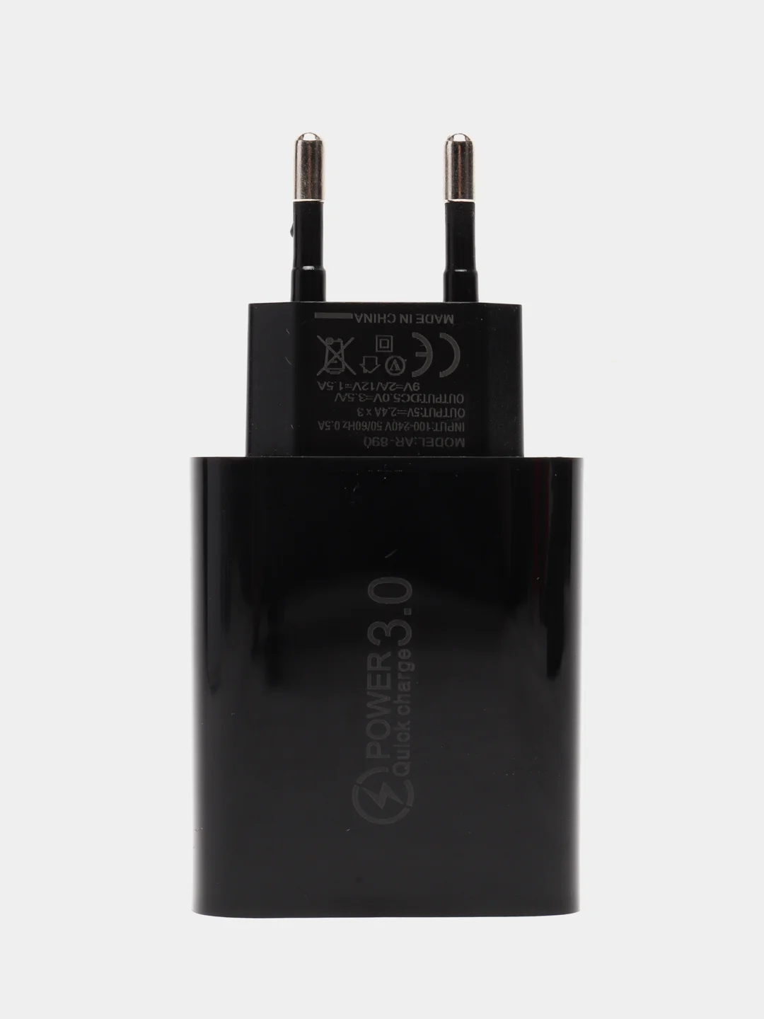 Черный зарядное устройство 3 USB + PD20W Type-C, QC3/V2