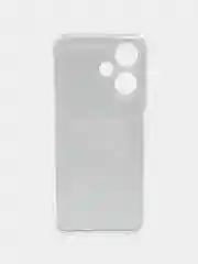 Тёмно-коричневый чехол на Infinix Hot 30 Play (Инфиникс Хот 30 Плей) прозрачный, с рисунком