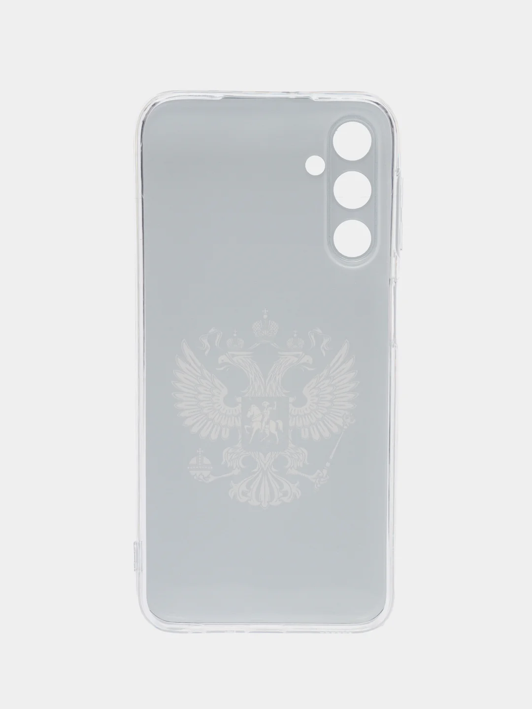 Приглушённый хаки чехол на Samsung Galaxy A24 (Галакси A24), прозрачный, с рисунком, защита камеры