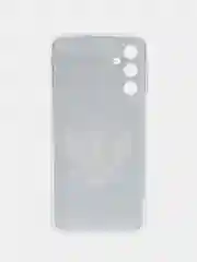 Приглушённый хаки чехол на Samsung Galaxy A24 (Галакси A24), прозрачный, с рисунком, защита камеры