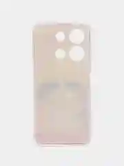 Желтый чехол для Infinix Note 30i (Инфиникс Нот 30и), прозрачный, с рисунком, защита камеры