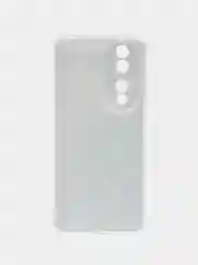 Бирюзовый силиконовый чехол на Honor 90 (Хонор 90), прозрачный, с рисунком