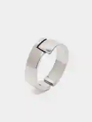 Серебряный кольцо женское, бижутерное, безразмерное, под серебро