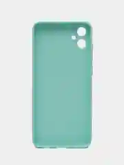Бирюзовый чехол для Samsung Galaxy A05 (Самсунг Галакси А05) прозрачный