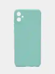 Бирюзовый чехол для Samsung Galaxy A05 (Самсунг Галакси А05) прозрачный