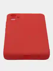 Красный чехол для Samsung Galaxy A05 (Самсунг Галакси А05) прозрачный