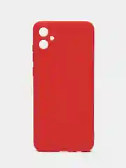 Красный чехол для Samsung Galaxy A05 (Самсунг Галакси А05) прозрачный