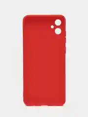 Красный чехол для Samsung Galaxy A05 (Самсунг Галакси А05) прозрачный