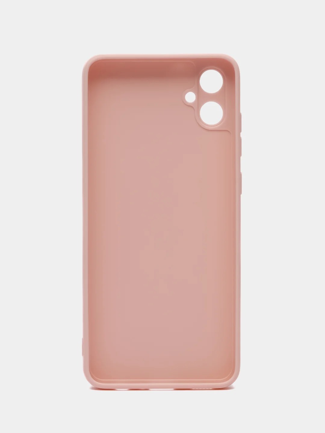 Розовый чехол для Samsung Galaxy A05 (Самсунг Галакси А05) прозрачный