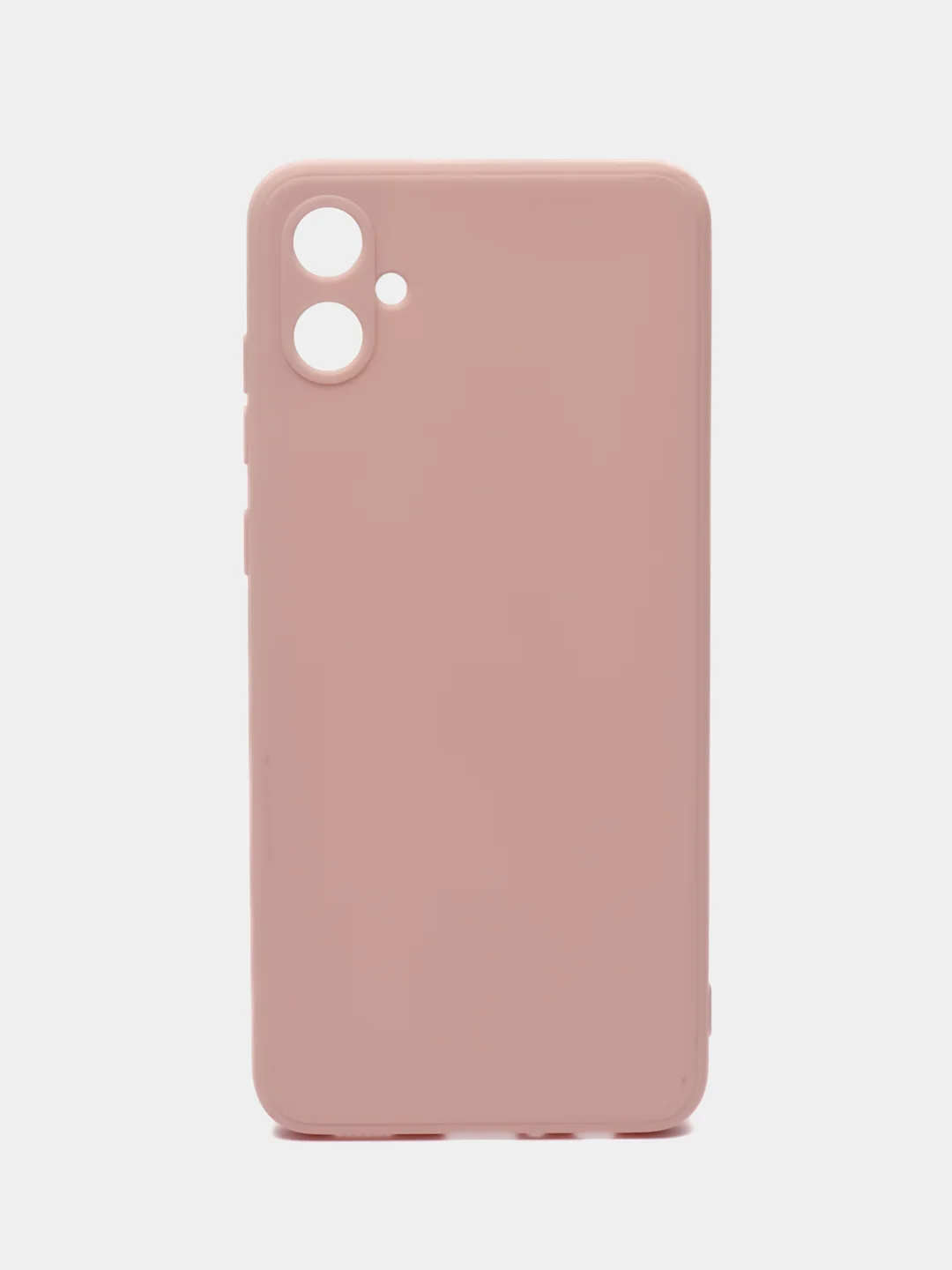 Розовый чехол для Samsung Galaxy A05 (Самсунг Галакси А05) прозрачный
