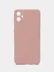 Розовый чехол для Samsung Galaxy A05 (Самсунг Галакси А05) прозрачный