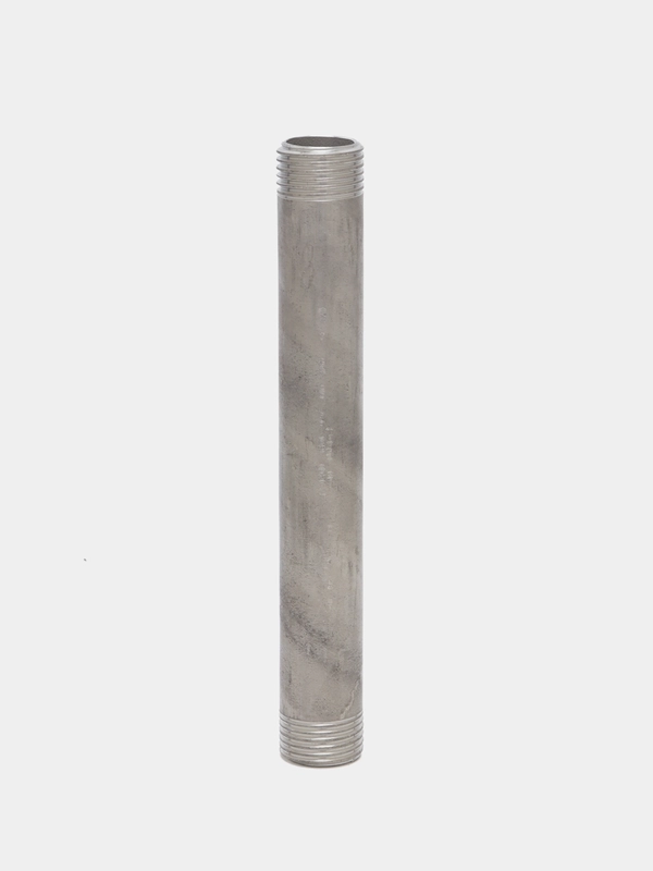 Удлинительный бочонок НР-НР, нержавеющая сталь, 1/2"