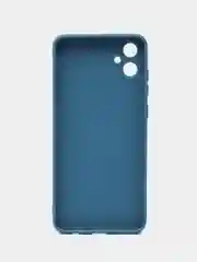 Синий чехол для Samsung Galaxy A05 (Самсунг Галакси А05) прозрачный