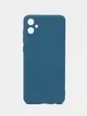Синий чехол для Samsung Galaxy A05 (Самсунг Галакси А05) прозрачный