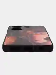 Коричневый чехол на Tecno Camon 20 и Tecno Camon 20 Pro 4G (Текно Камон 20, Камон 20 Про), с рисунком
