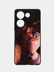 Коричневый чехол на Tecno Camon 20 и Tecno Camon 20 Pro 4G (Текно Камон 20, Камон 20 Про), с рисунком