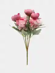 Бордовый цветы искусственные "Розы пионовидные"