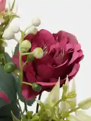 Бордовый цветы искусственные "Розы крупные"