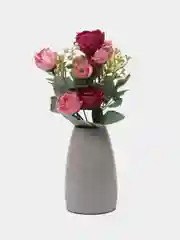 Бордовый цветы искусственные "Розы крупные"