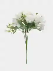 Белый цветы искусственные "Гортензия  и одуванчики"