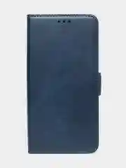 Синий чехол-книжка для Samsung A15 из высококачественной искусственной кожи