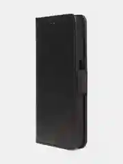 Черный чехол-книжка для Samsung A15 из высококачественной искусственной кожи
