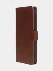 Коричневый чехол-книжка GQ Lite для Tecno Camon 20 (4G) / Camon 20 Pro (4G) из высококачественной кожи